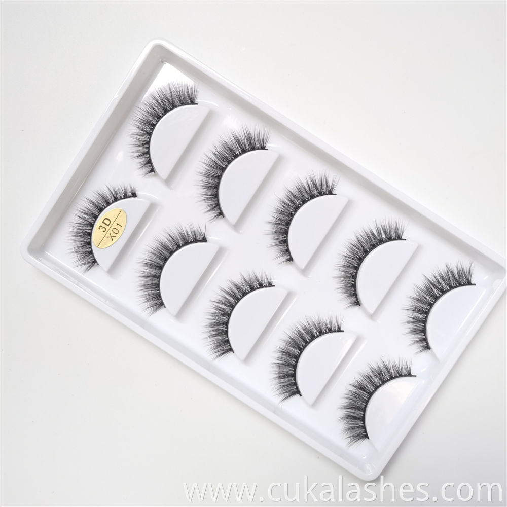 5 Pairs Natural Lashes